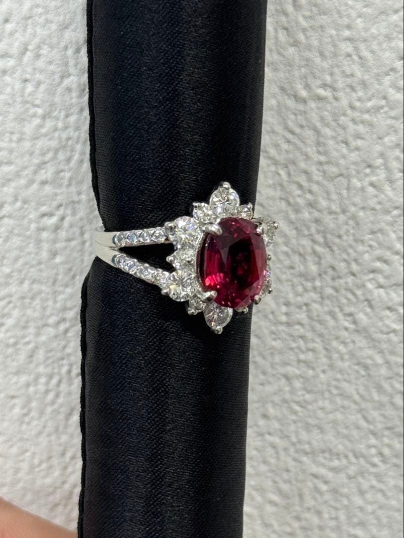 second-hand Diamond Platinum Ring - 3