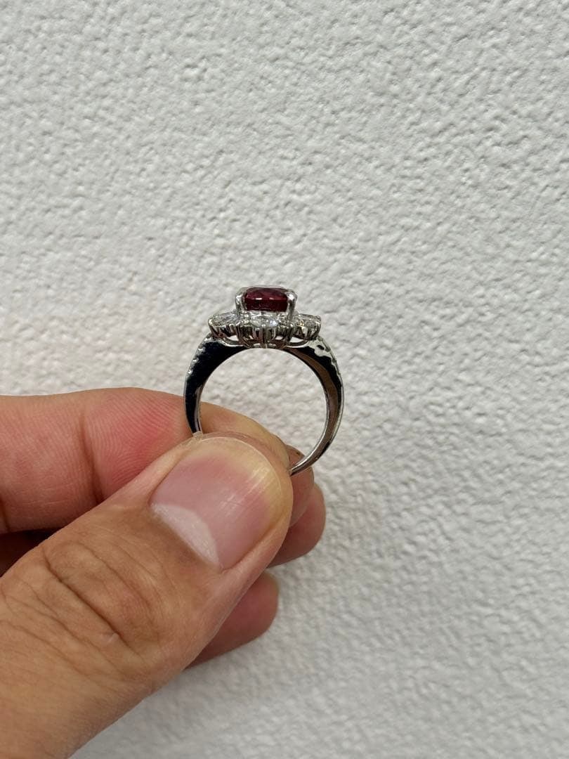 second-hand Diamond Platinum Ring - 7