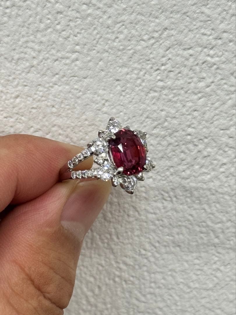 second-hand Diamond Platinum Ring - 8