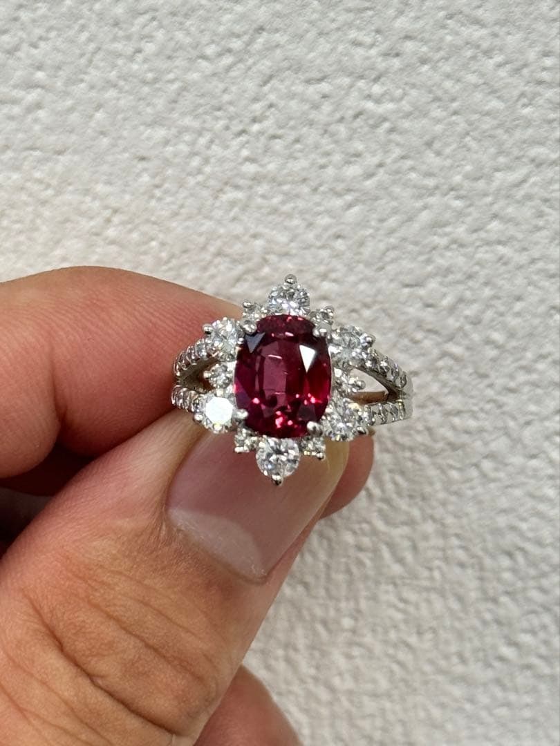 second-hand Diamond Platinum Ring - 9