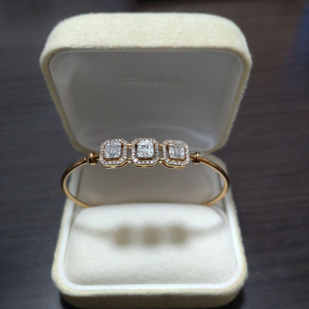 Miraflores Diamond Cut Gold Bracelet (1 of 12)