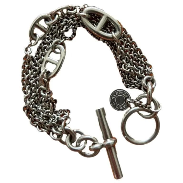 Hermes Farandole Silver Bracelet (1 of 6)