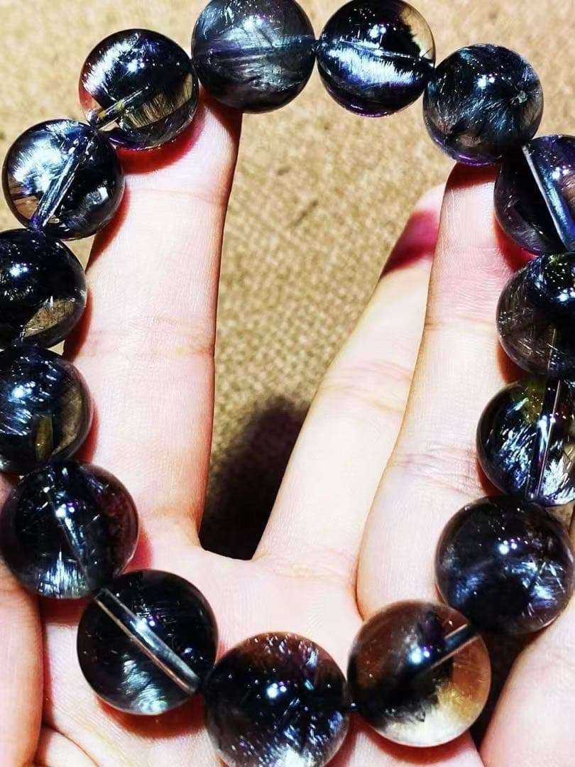 Second-hand Platinum titanium rutile quartz bracelet (1 of 6)