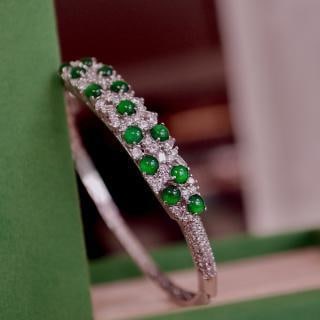 Natural jadeite bangle (1 of 10)