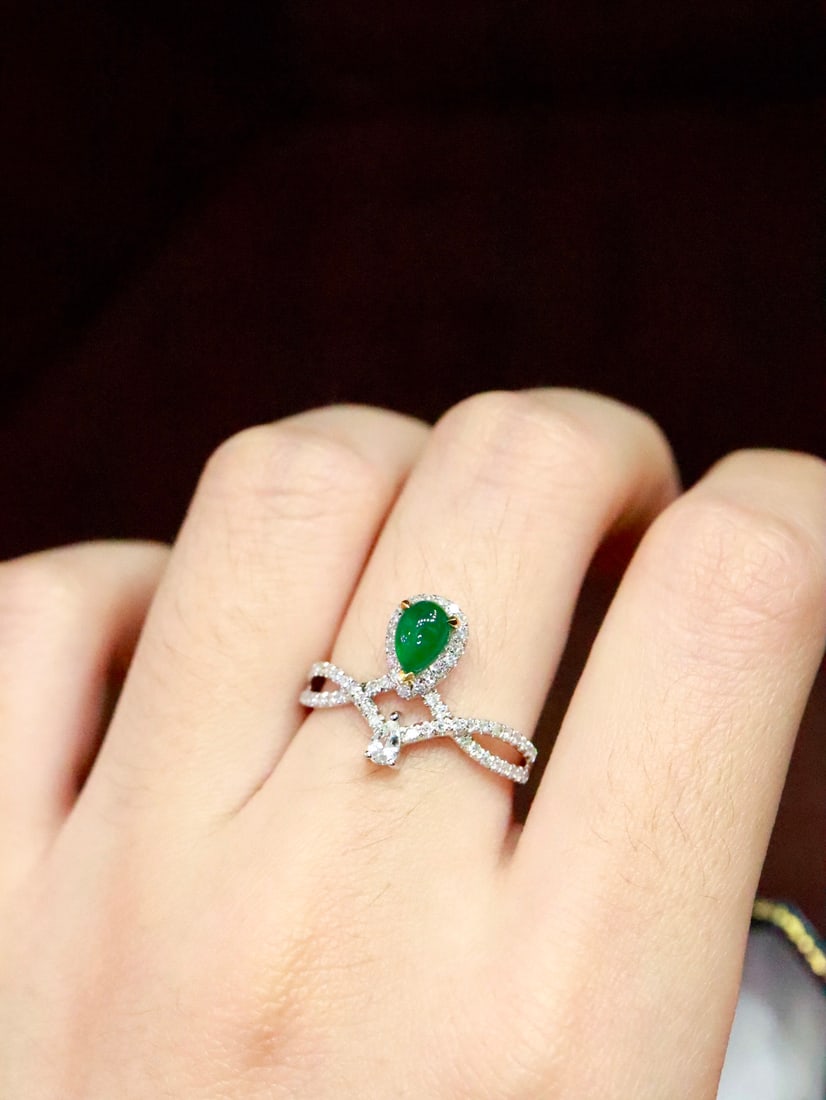 18K Emerald Ring - 5