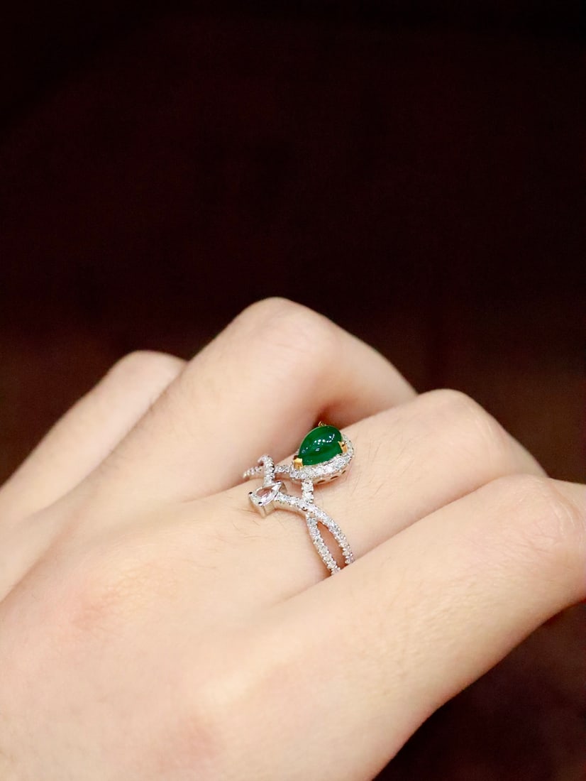 18K Emerald Ring - 6