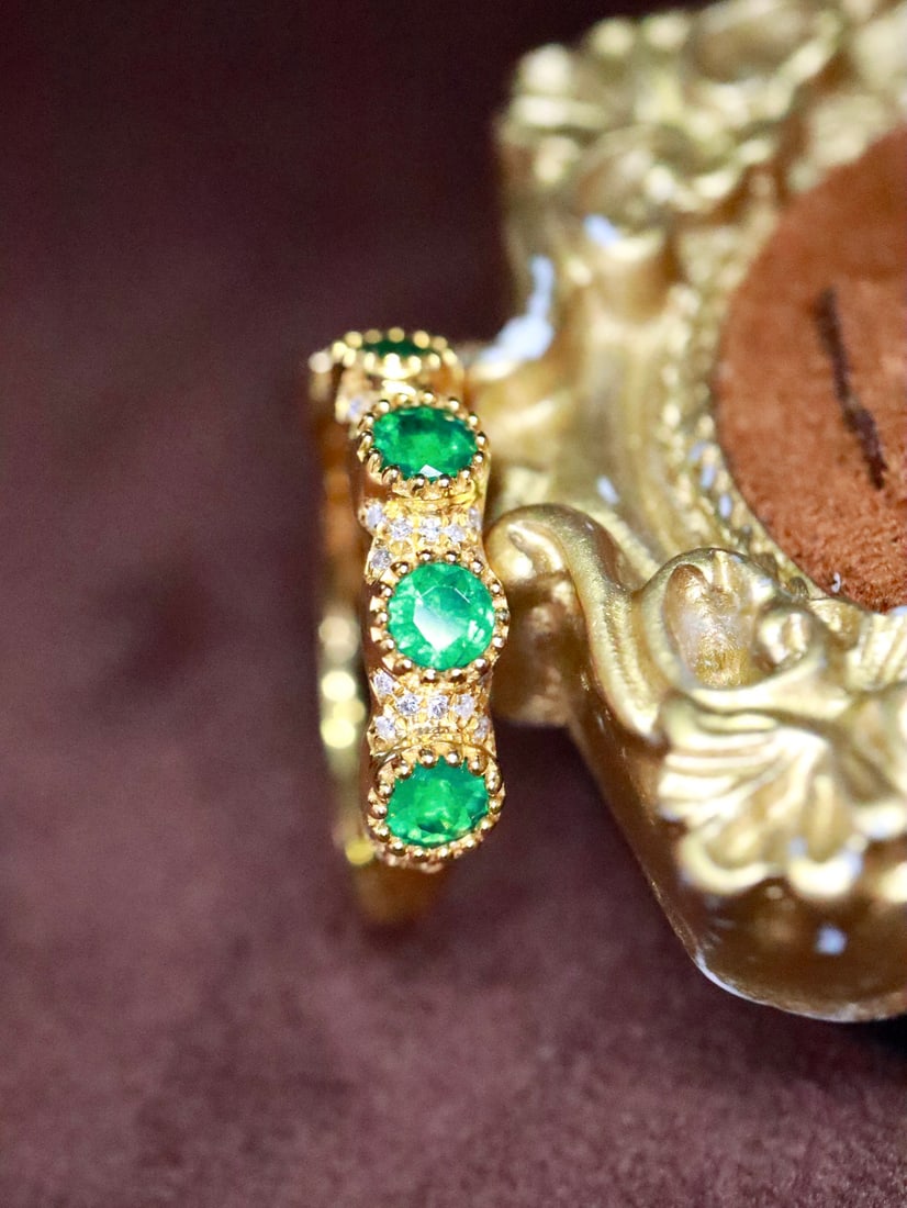 18K Emerald Ring - 3