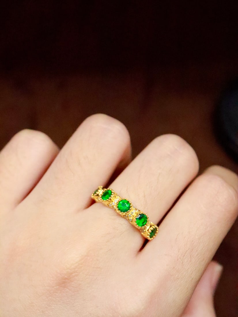 18K Emerald Ring - 6