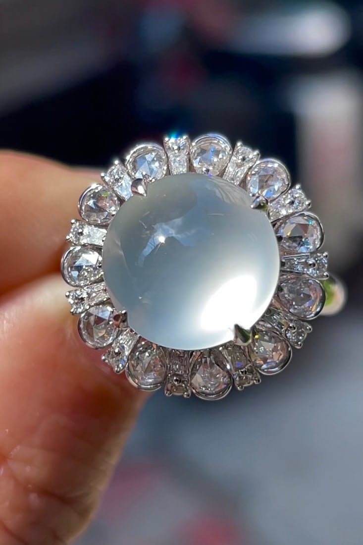 Natural Jadeite Ring - 2