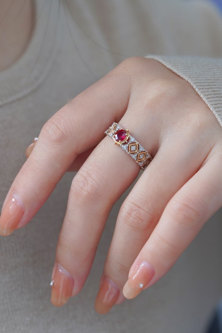 Vintage Ruby Ring - 9