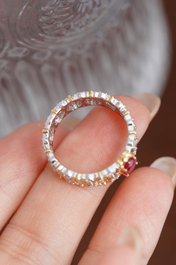 Vintage Ruby Ring - 4