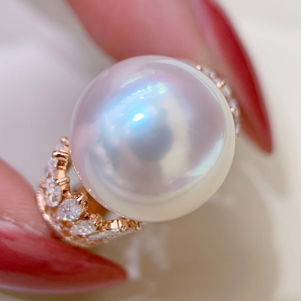 Natural pearl ring - 2