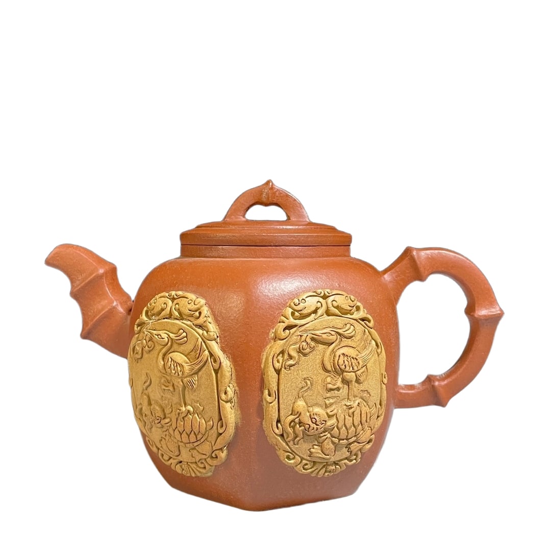 Collectible Celebrity Purple Clay Teapot (1 of 8)