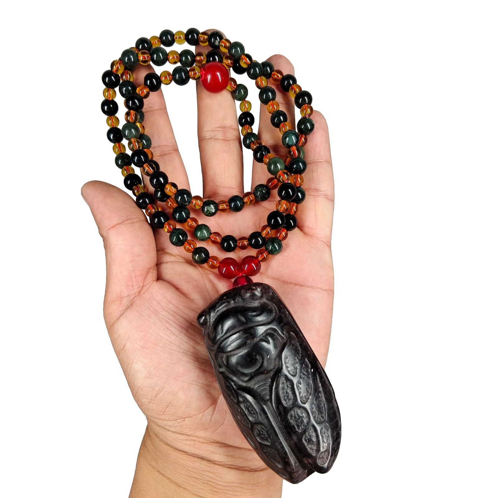 Meteorite Cicada Necklace (1 of 6)