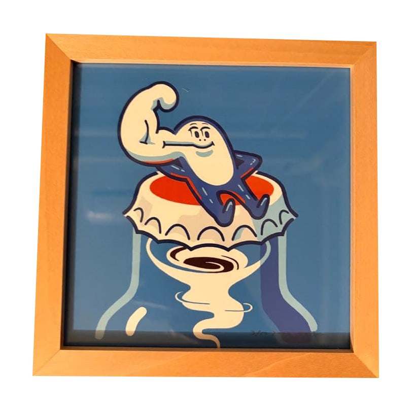 Dolphin Iruka-kun drawing (1 of 3)