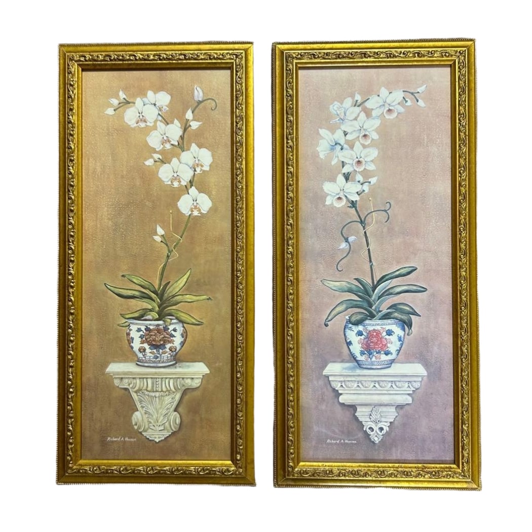 Richard A. Hansen Poster: Phalaenopsis Orchid (Set of 2) (1 of 4)