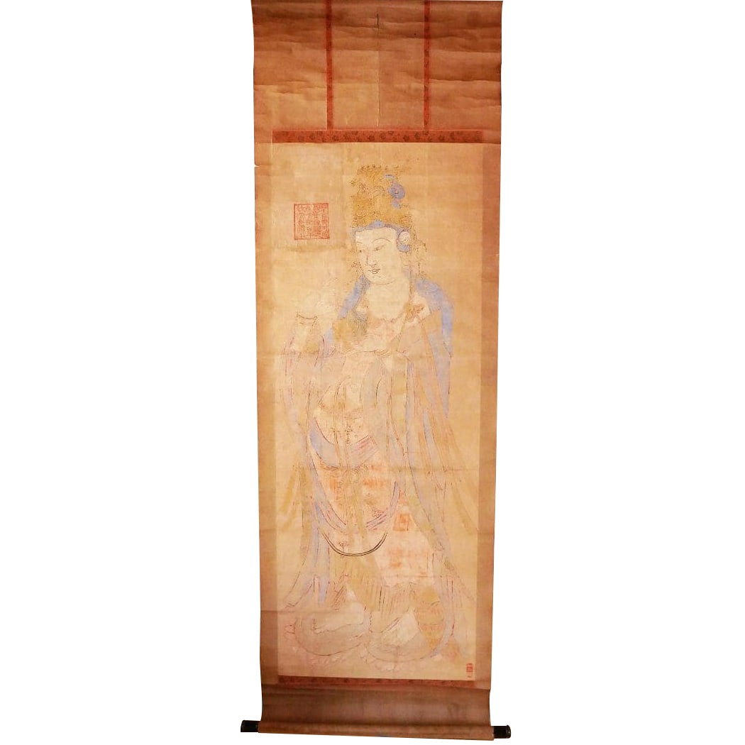 Kanayama Buddha painting, hanging scroll (1 of 10)