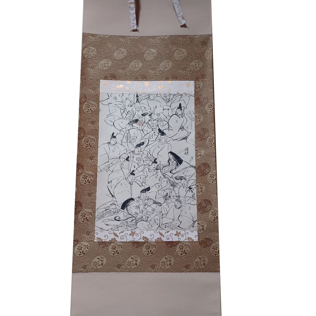 Edoya's original hanging scroll: [Product Description]Paper book (artwork, not printed)DimensionsHeight 92 cm x Width 246 cm (overall size when unfolded)Height 92 cm x Width 41 cm x Thickness 7 cm (overall size when closed)Height 81