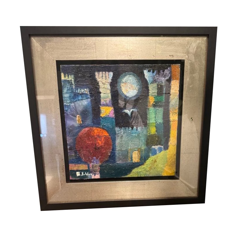 Harry Potter's World Oil Painting: Harry Potter's World Oil Painting This is an original oil painting by Dan Schlesinger, who illustrated the Harry Potter series of books. Since acquiring this piece, the client has cherished it, as it