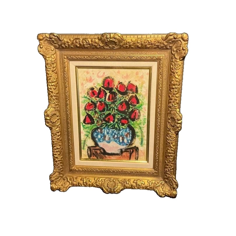 A rose painting by Ryutaro Umehara (1 of 7)