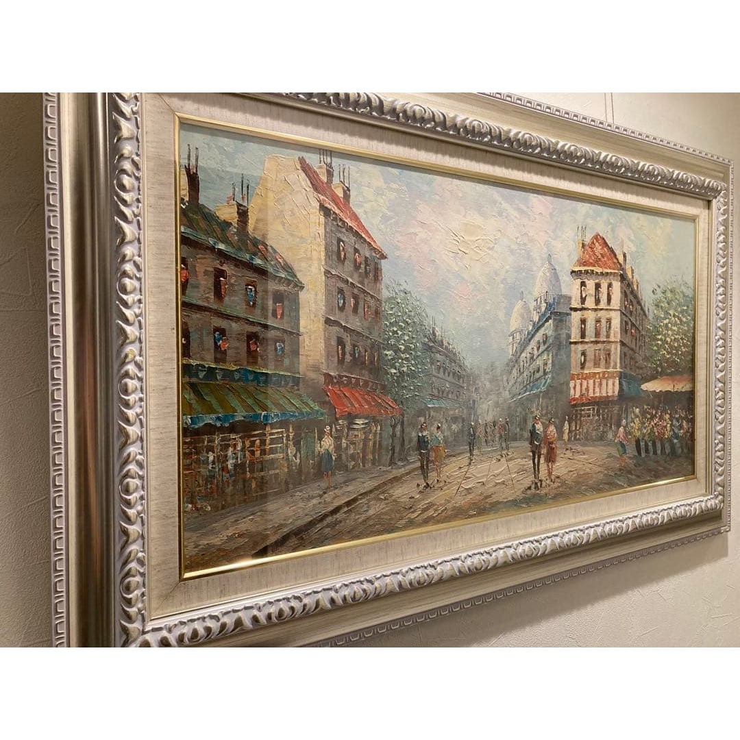 Large oil painting of the cityscape of Paris, France (1 of 18)