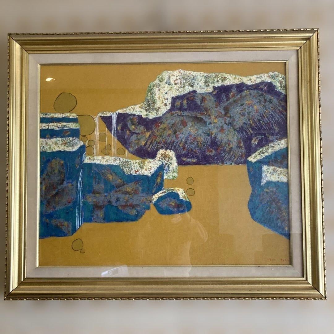 Taniyoko's landscape painting "Fossil" (1 of 4)