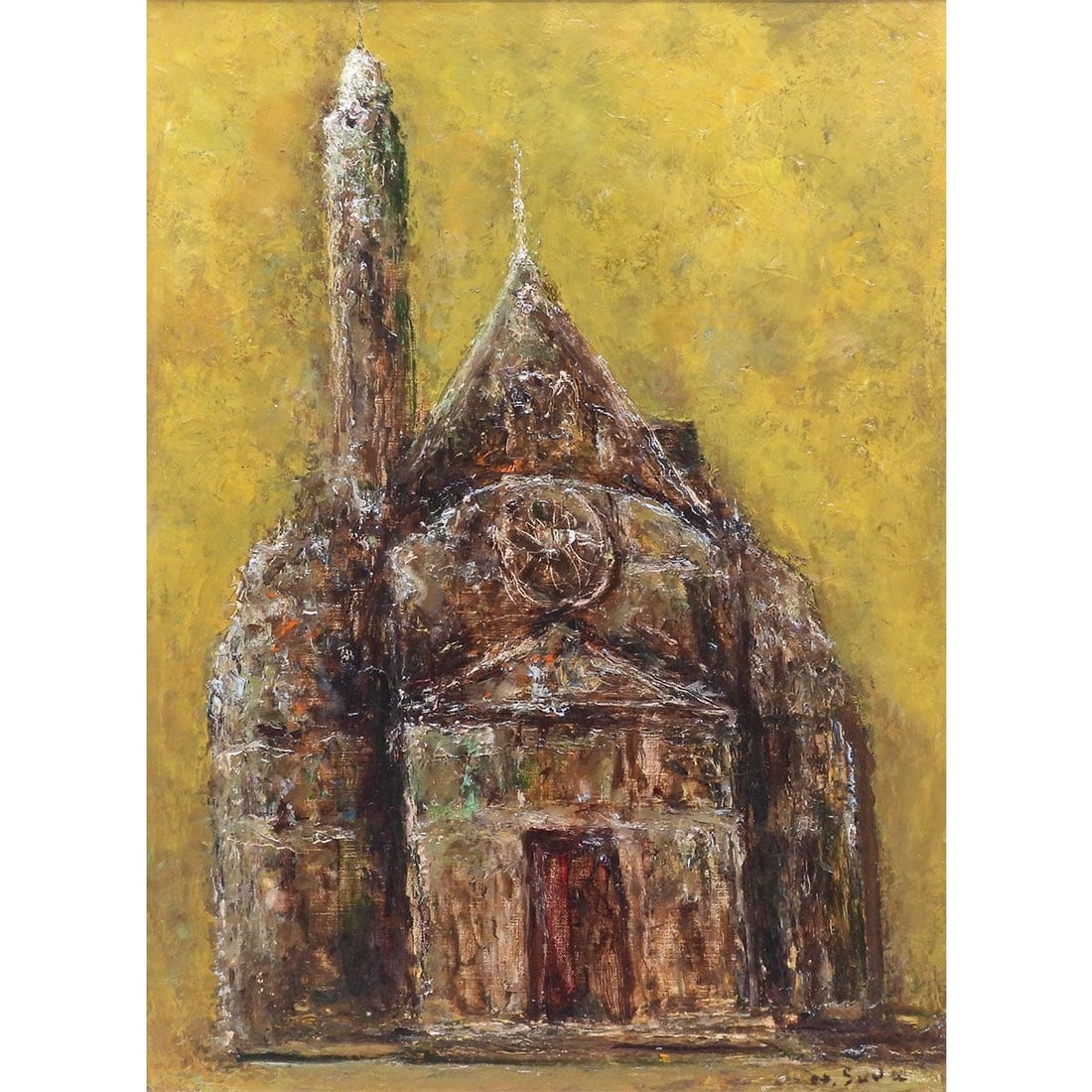 Hisashi Sud, "St. Etienne de Mont, Buddha Statue" (1 of 9)