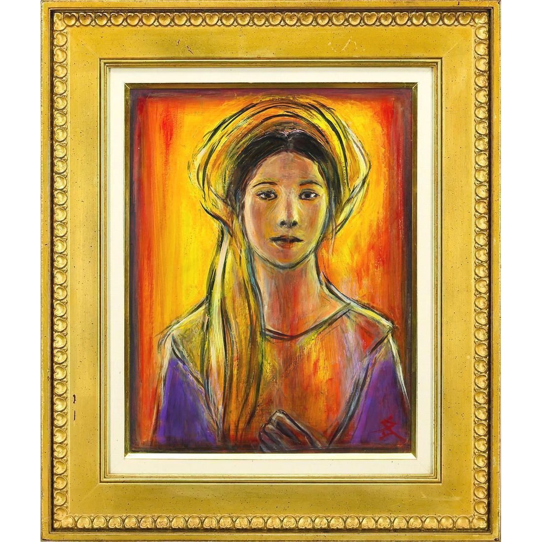 Wenichi Seta's "Portrait of Micah - Old Testament" oil painting (1 of 8)