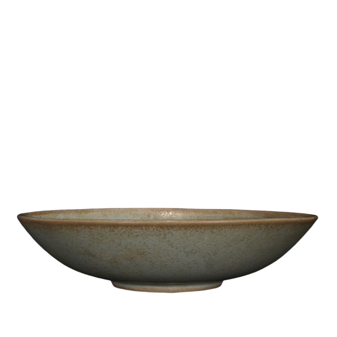 Song Ru Kiln Carved Floral Pattern Plate (1 of 10)