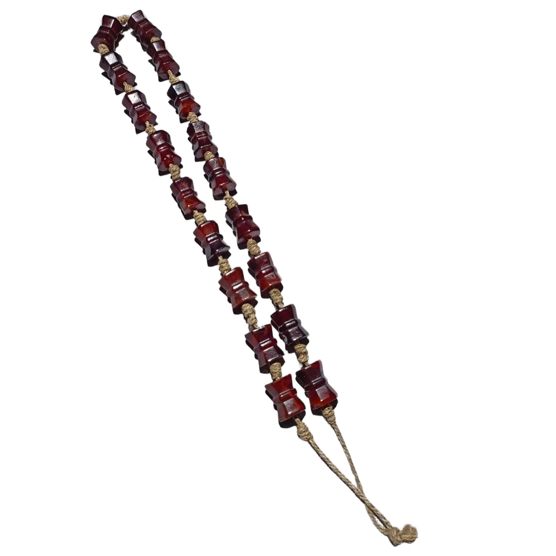 Qing Dynasty Dark Red Old Agate Pendant (1 of 10)