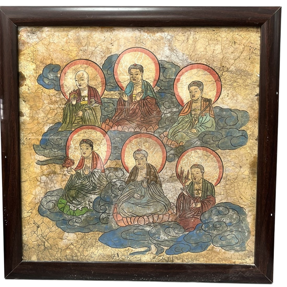 Thangka Dunhuang Mogao Cave Wall Painting (1 of 10)