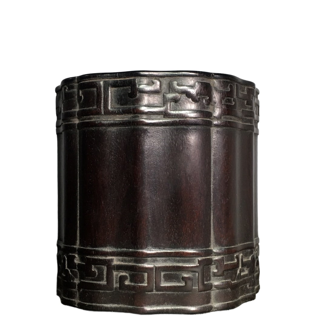 Sandalwood Polygonal Pen Holder (1 of 10)