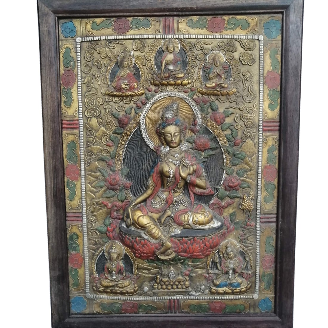 Old Collection Wooden Frame Screen Hanging Ornament (1 of 10)