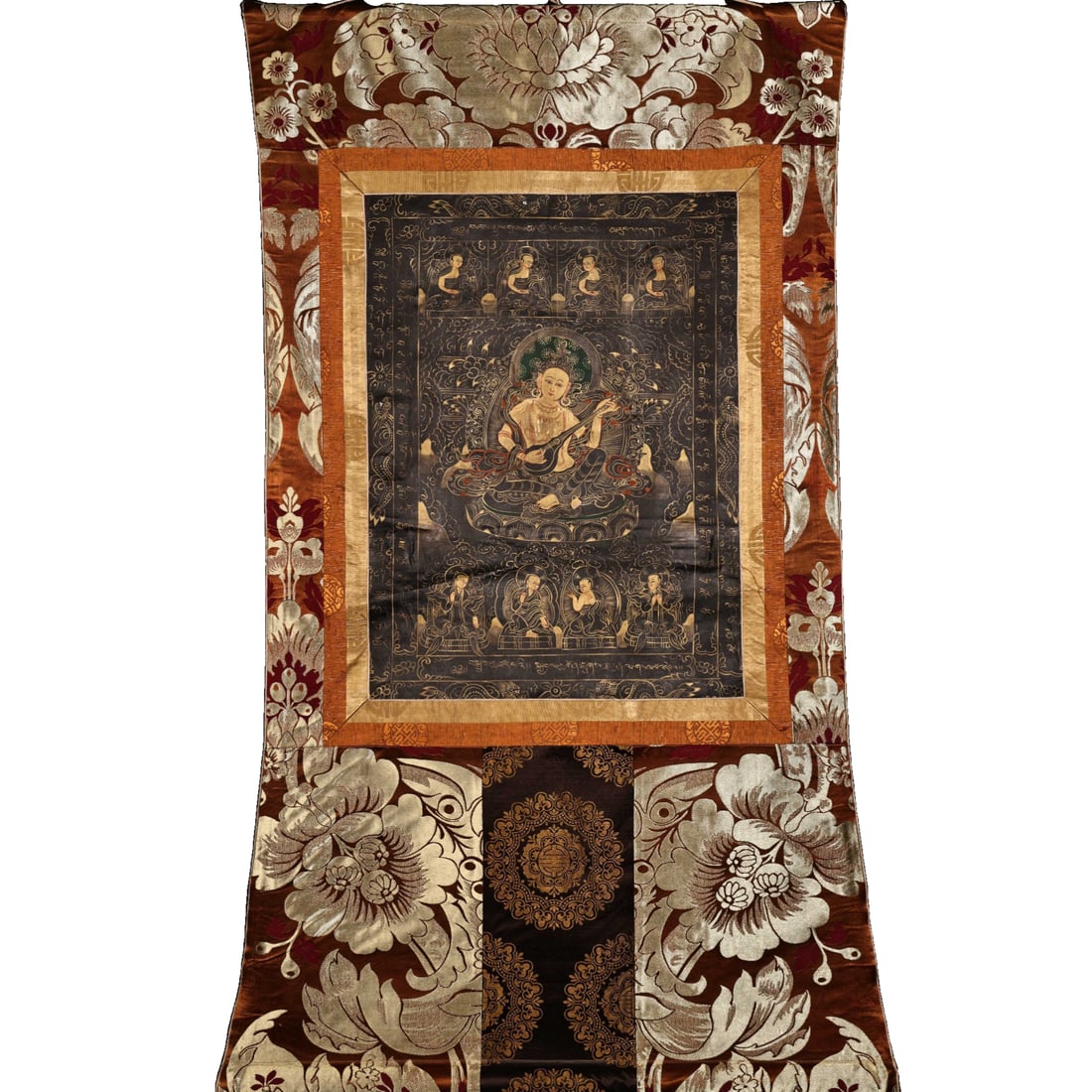 A Buddha image cloth thangka (1 of 14)