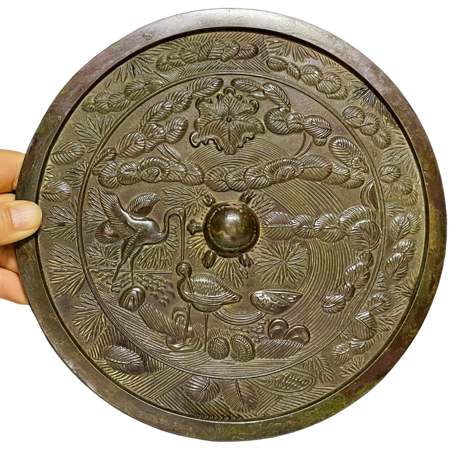 Spring and Autumn Bronze Mirror (1 of 6)