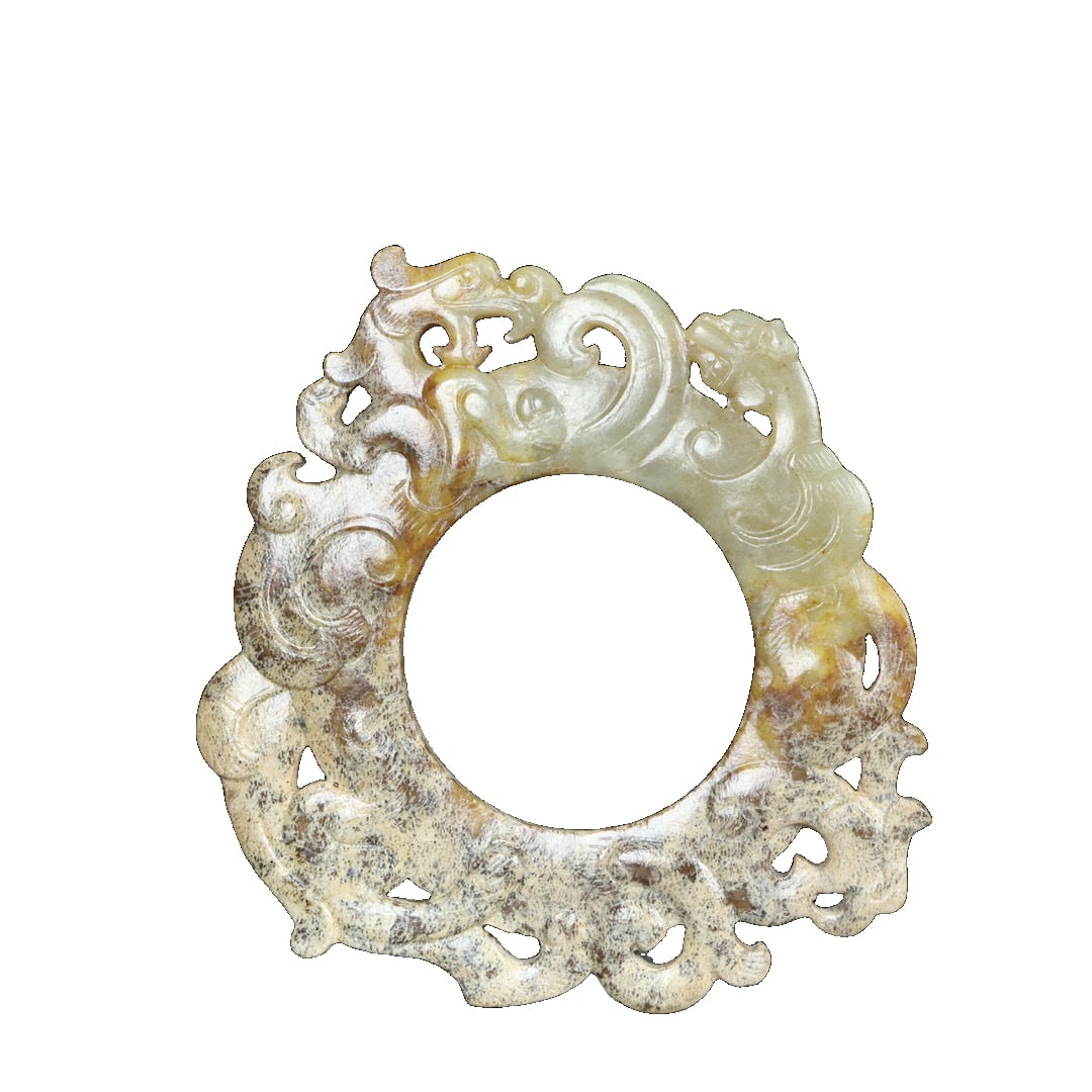 Hetian Jade Dragon and Phoenix Pendant (1 of 10)