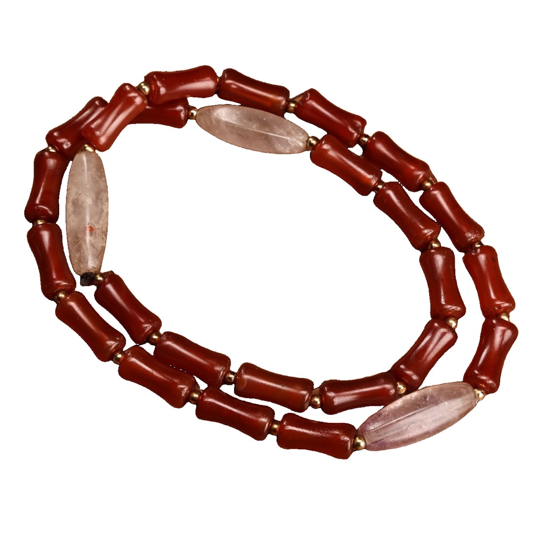 Old Natural Red Agate Crystal String (1 of 10)
