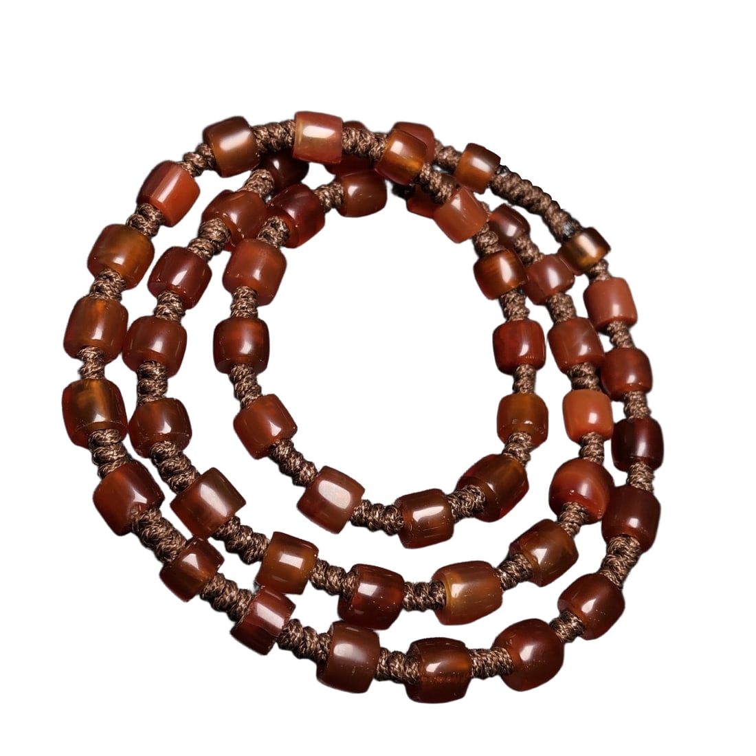 Western Zhou Old Agate Necklace (1 of 10)