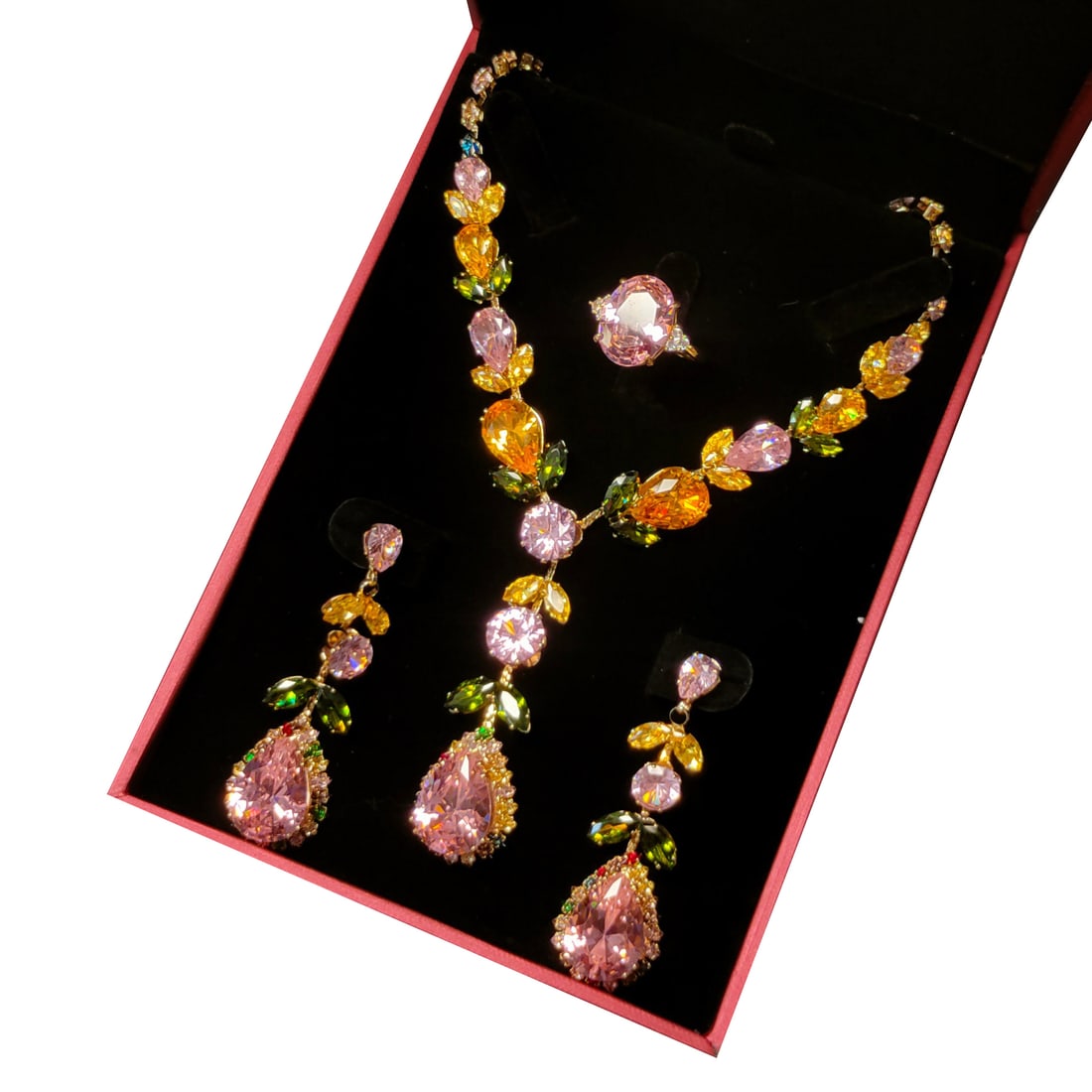 Silver Gemstone Jewelry Set (1 of 10)