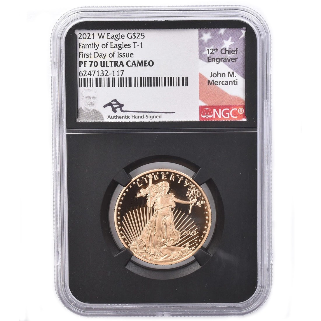 2021-W $25 American Gold Eagle Coin (First Edition) (1 of 2)