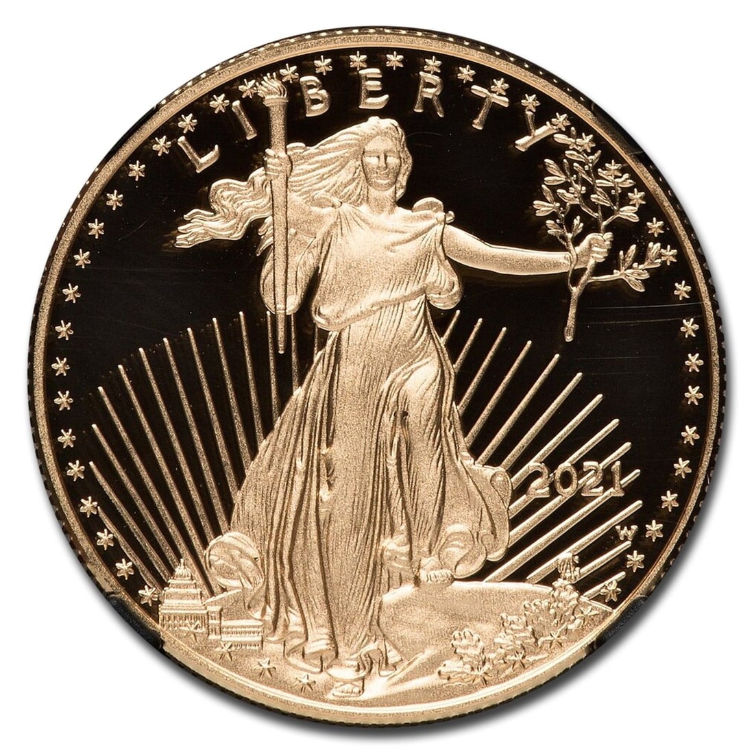 2021-W 1/2 oz Proof Gold Eagle (1 of 2)