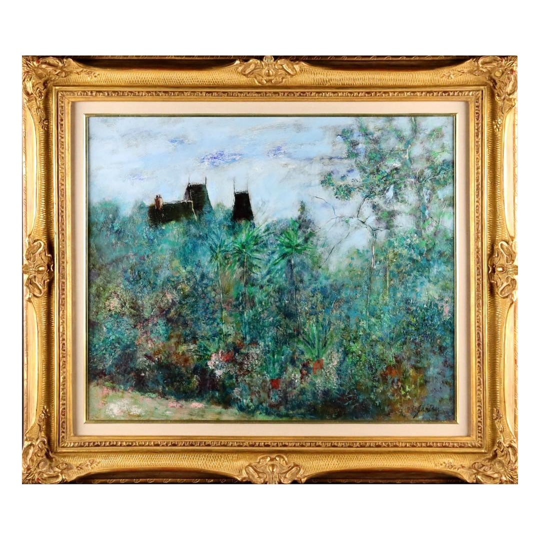 Bernard Gantner's painting "Palm Grove" (1 of 20)