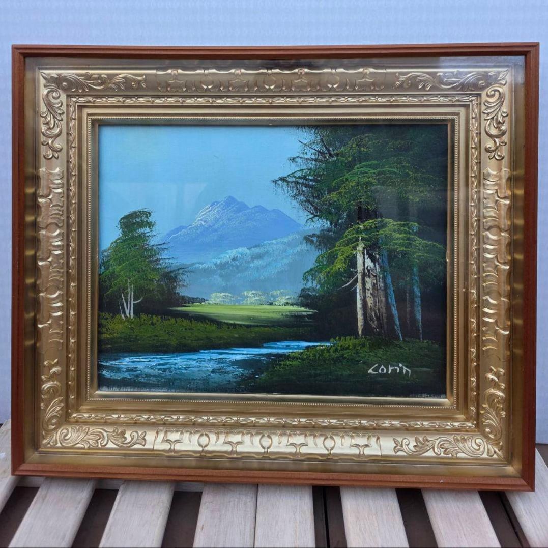 Landscape painting in oil created by Corin. (1 of 3)