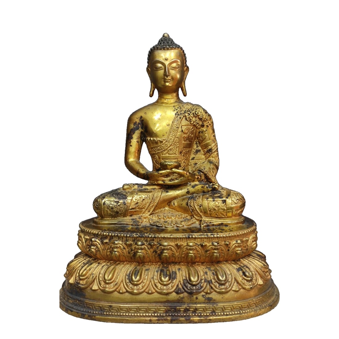 Gilded Shakyamuni Buddha Statue (1 of 9)