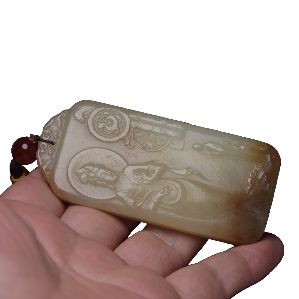 Hetian Jade Guanyin Pendant (1 of 10)