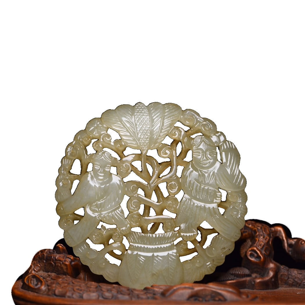 Hetian Jade Figurine Tile (1 of 10)