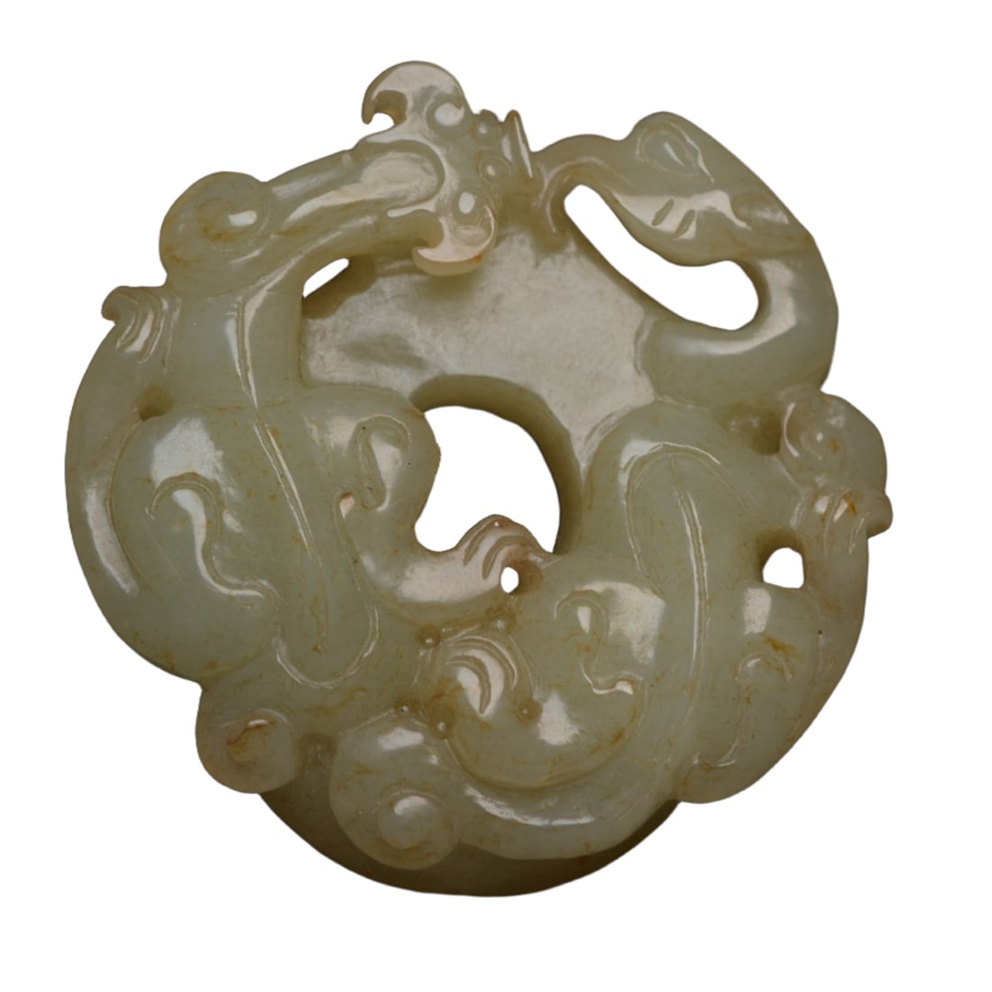 Hetian Jade Dragon and Phoenix Pendant (1 of 10)