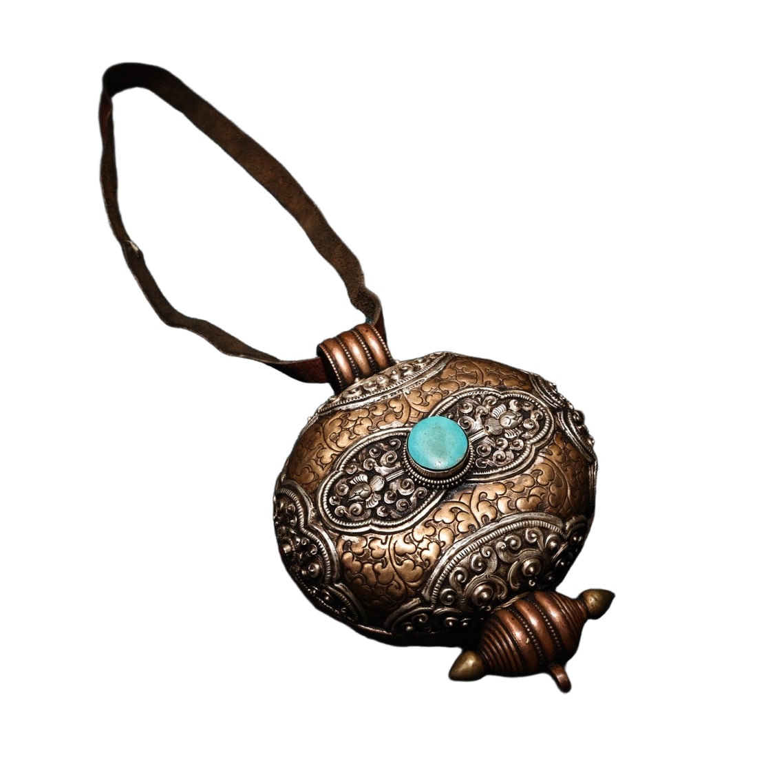 Pure copper high-relief engraved gilt box: Rare antique pure copper high relief carved gold-plated silver inlaid Ga Wo box, exquisite craftsmanship, exquisite design. Weighs 449 grams, 7 cm high, 17 cm long, 12 cm wide. Freight: 1.Internationa