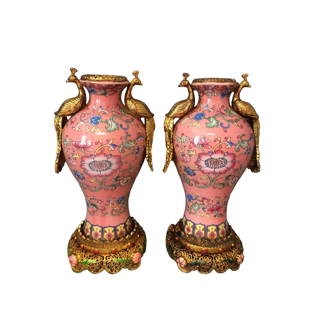 Qianlong CloisonnE Vase (1 of 9)