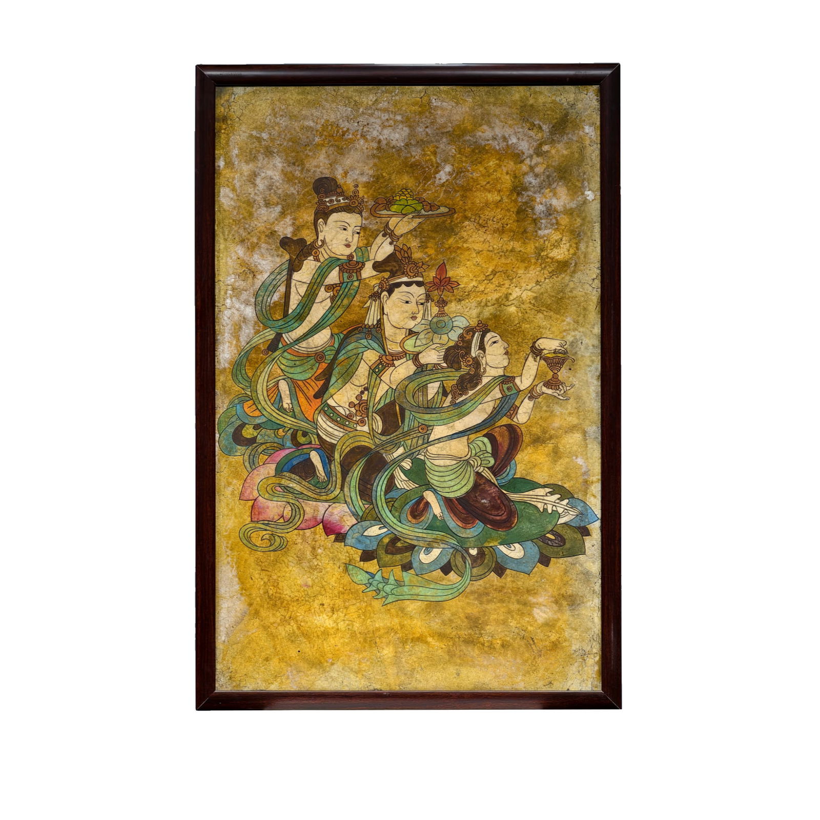Fine Figure Pattern Wall Painting: The high-quality figure-patterned wall leather painting, also known as mural, is stored on cave dwellings, grottoes, and walls, and is a precious historical relic. Repapering old paintings showcases